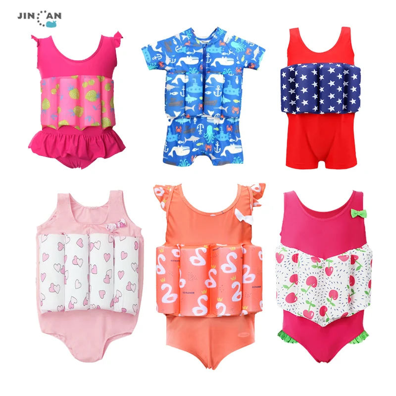 Wholesale Children Learn To Swim Training Vest Adjustable Kids Float Suit Buoyancy Swimsuit
