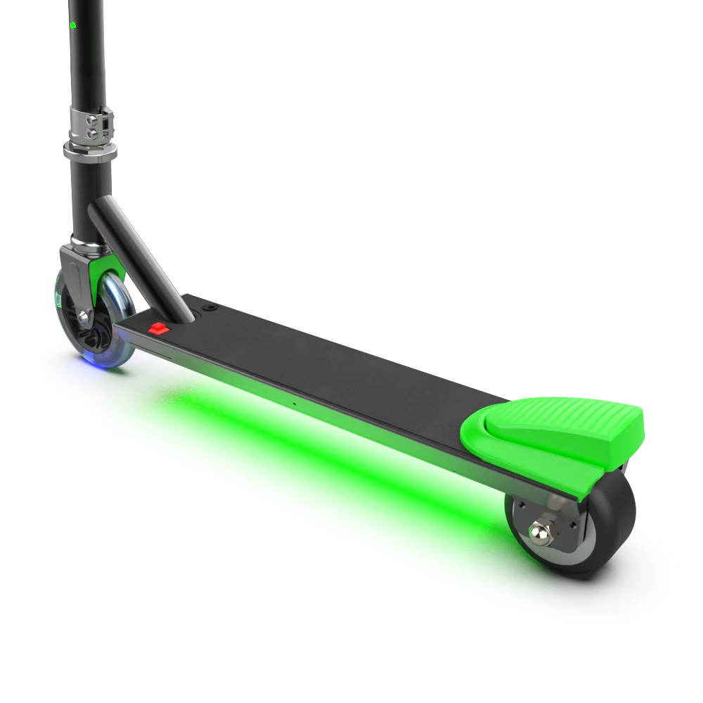 Adjustable Height Kids electric scooter lightweight lithium battery low speed electric scooter with LED lights