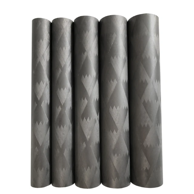 Прямая продажа с завода, высокопрочная трубка из углеродного волокна, трубка из углеродного волокна с одиночными или двойными штифтами