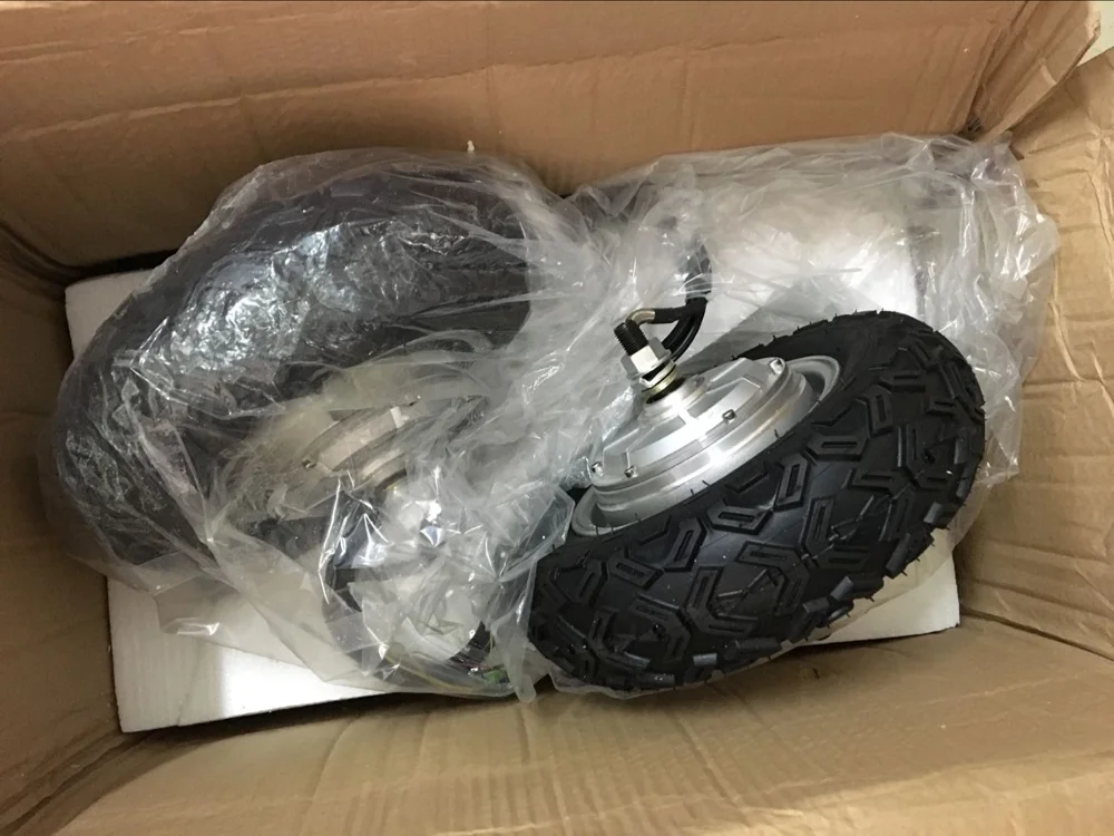 Electric scooter kits 10 inch 36V/48V 500W 800W DC brushless wheel motor with accessories