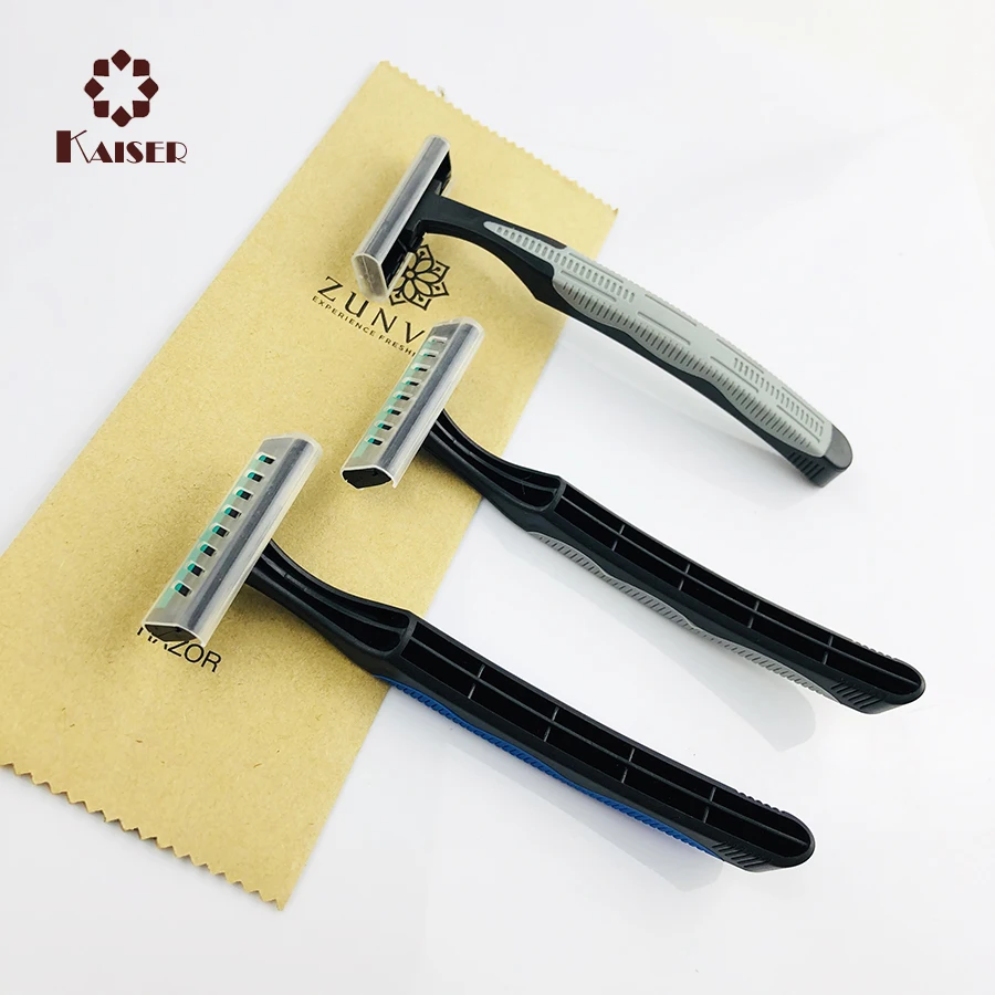 disposable twin blade shaving razor plastic medical shaving razor