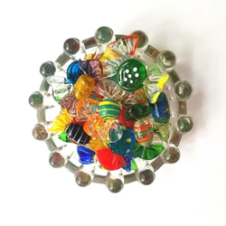 5cm Decorative colorful glass handmade candy