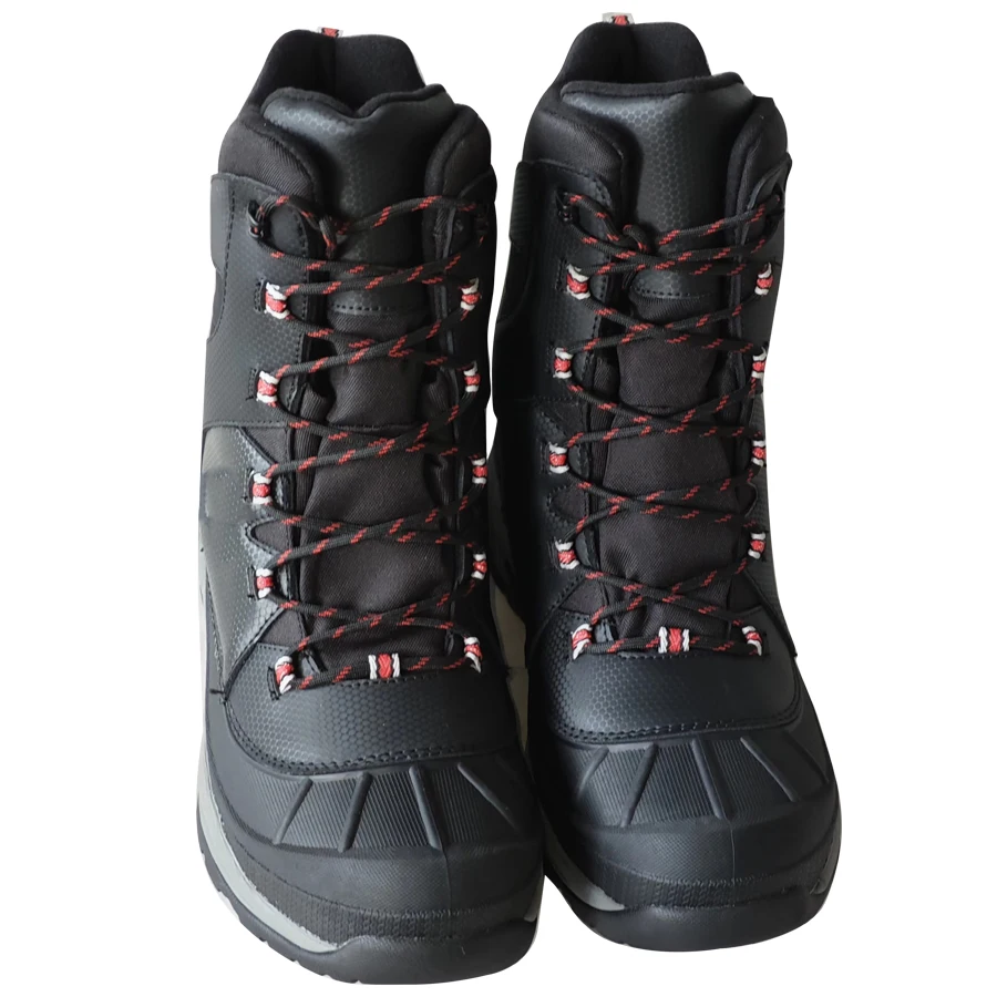 Mens Winter Snow Boots Water Resistant Warm Fur Lined Anti Slip Work Ankle Shoes Casual Lightweight Hiking Outdoor Trekking Boot