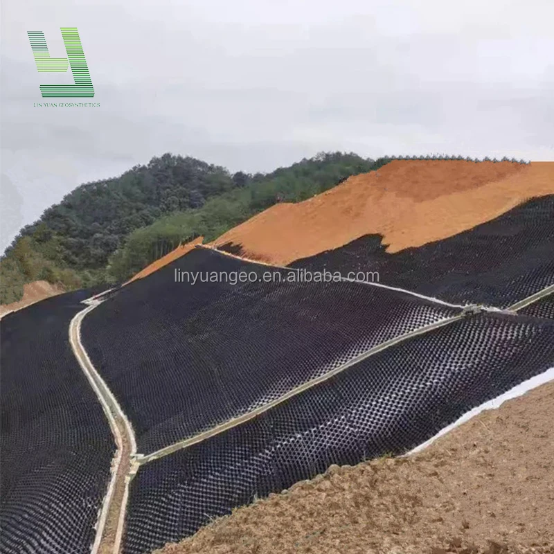 HDPE plastic geocell roof prezzo gravier 50mm gia 2300 retaining walls ground gravel grid driveway paver price