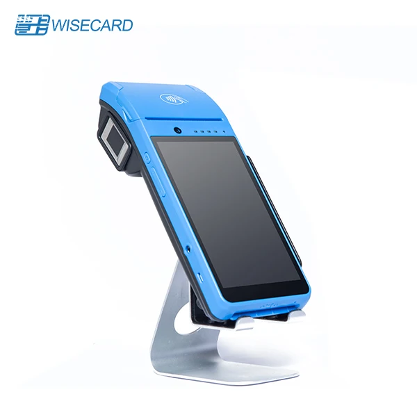 Wisecard T90 Handheld Rugged Android 12.0 POS machine with QR Code Scanner 4G android Smart POS Terminal System with printer