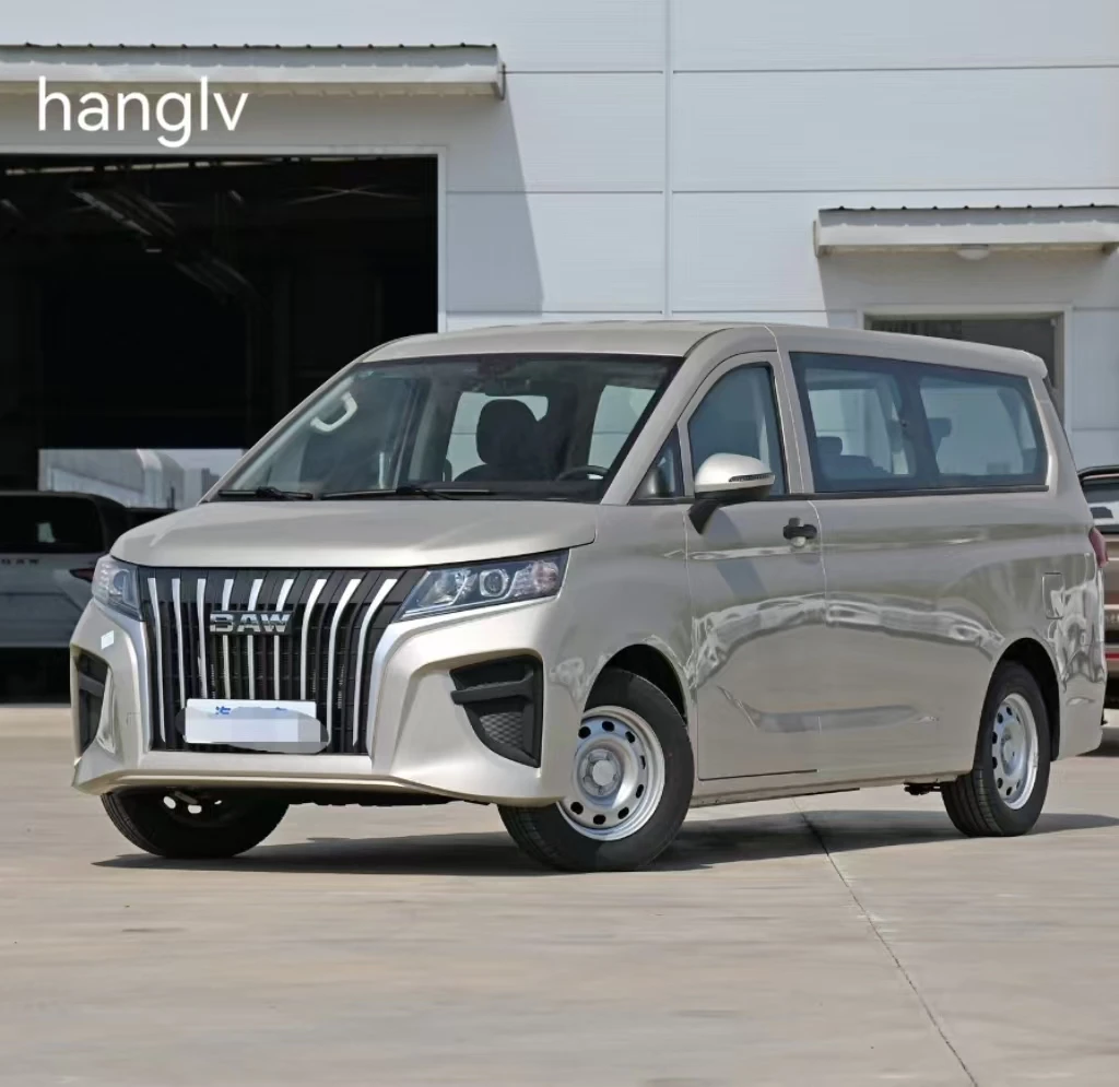 High quality BAW CNG gasoline stow in go 9 seater delivery mini van cleef box for sale