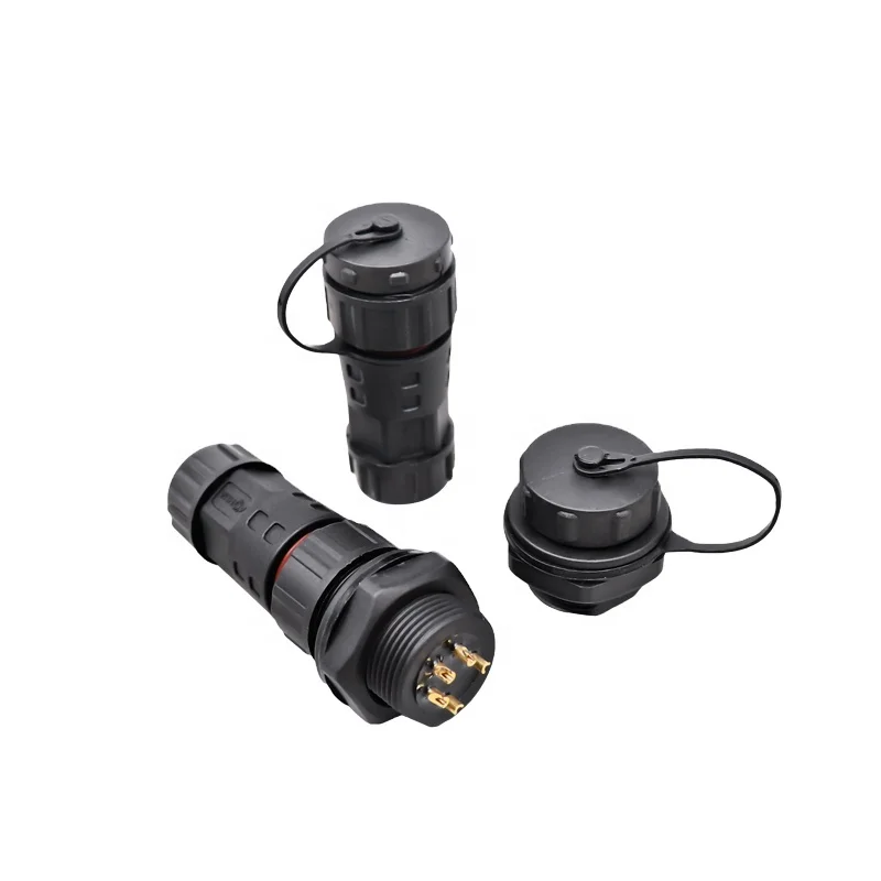 M20 водонепроницаемый 5-контактный разъем для монтажа в панель Мужской Женский перегородки Электрический разъем кабеля
