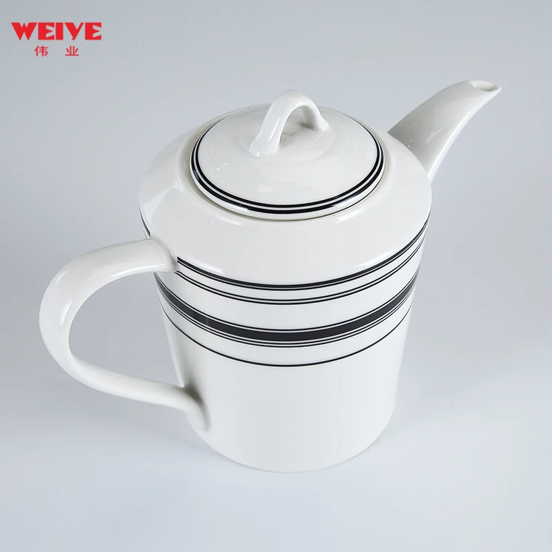 WEIYE 1050 мл настраиваемый логотип Ретро стиль фарфоровый кофейник для кофе и