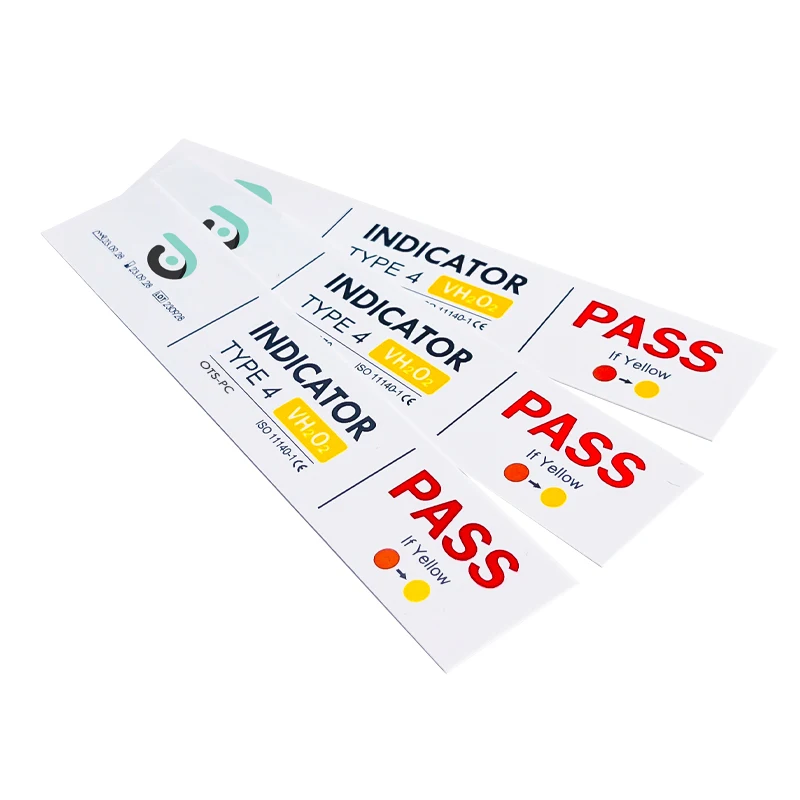 Hot Sale Medical Test Control Consumables Chemical Plasma Indicator Sterilization Card