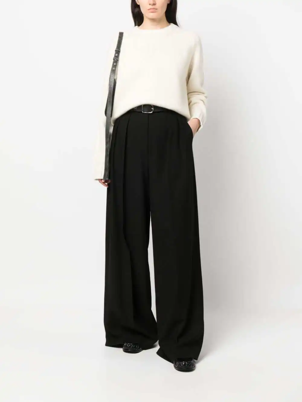 Custom Knitwear manufacturer Cotton Knitted Pullover casual crew neck sweater women cashmere wool knit sweater top for women