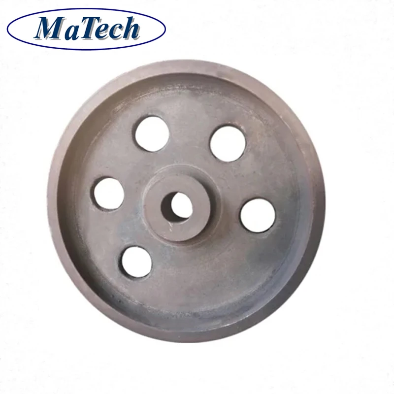 Flywheel 50KG 56KG 65KG Custom Iron Cast Flywheel With Sandblasting OEM