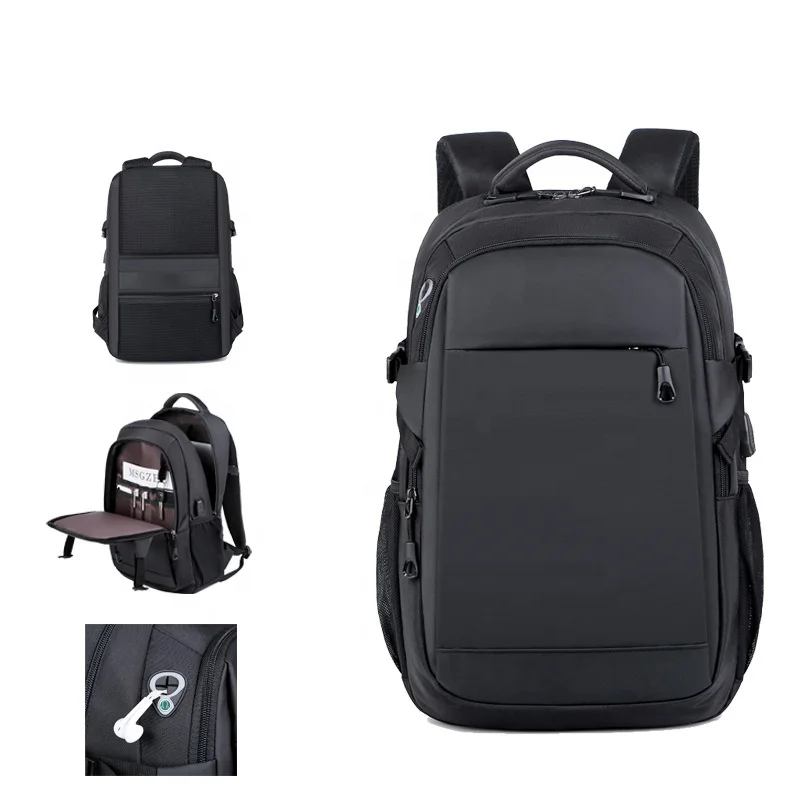 Мужской рюкзак большой емкости с логотипом под заказ деловой для ноутбука