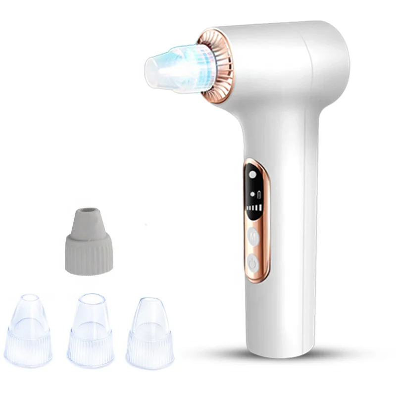 Hot selling skin care pore vacuum Remover Kit with hot compress blackhead suction vacuum Blackhead Remover