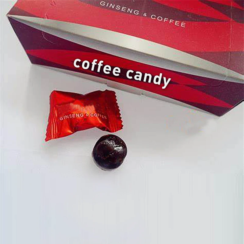 OEM  Herbal Ginseng Coffee Candy for male sexual enhancement