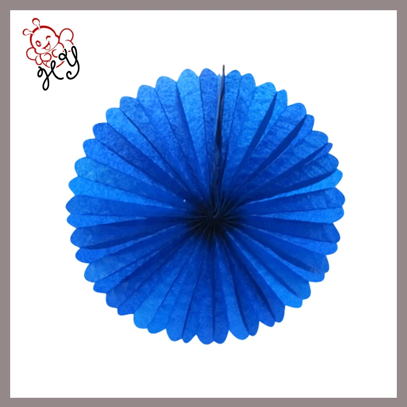 
tissue paper fan for hanging for party decoration 