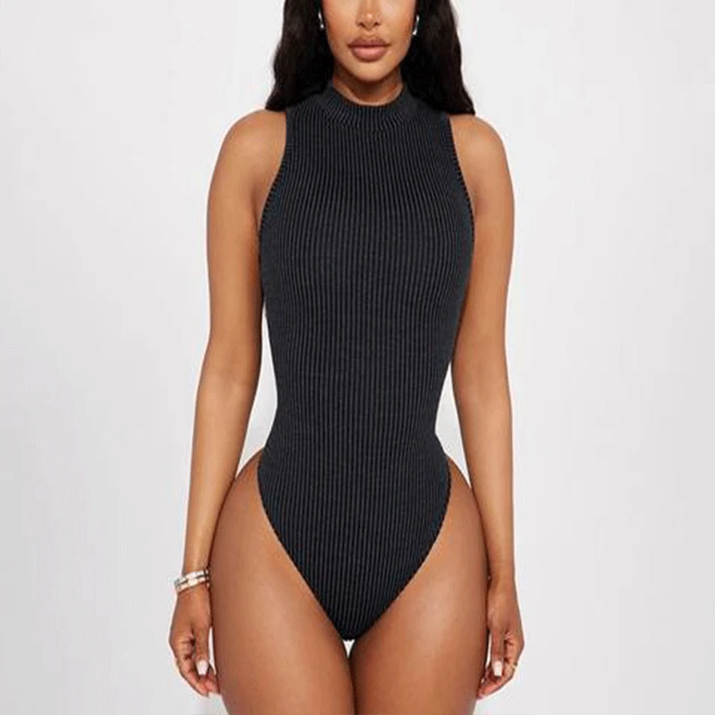 Новый стиль комбинезоны 2024 осень женская одежда повседневная с коротким рукавом Однотонная для улицы льняные и хлопковые цельные боди