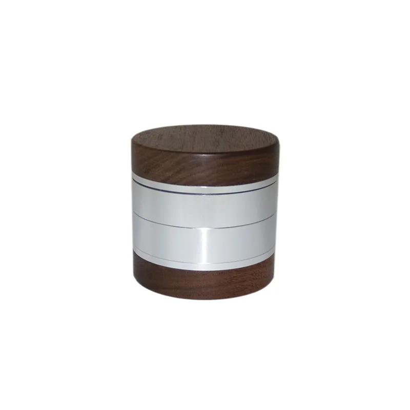 Newly designed high-end manual tobacco grinder Black walnut grinder