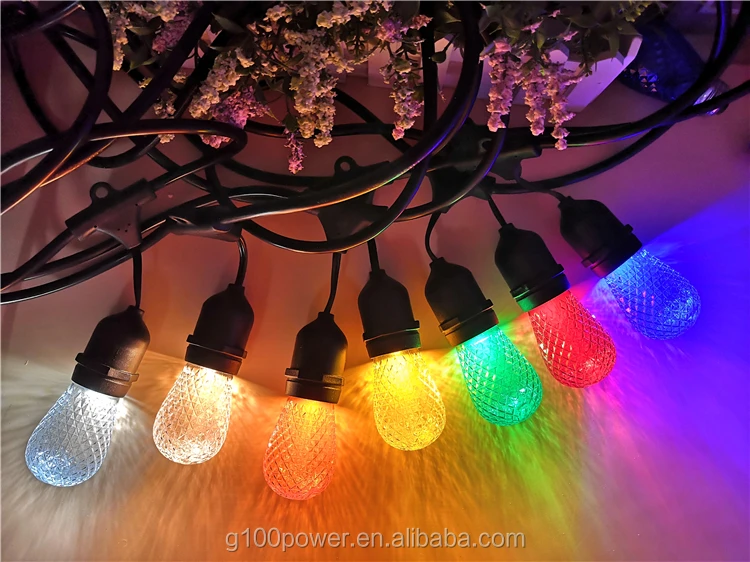 High Quality Shatterproof S14 LED Light Bubs Gold For Patio String Lights