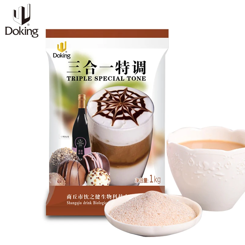 Instant and delicious Matcha Red Bean Latte Milk