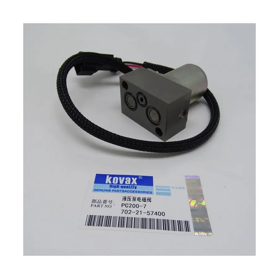 K0VAX Hydraulic pump pilot solenoid valve PC200-7 PC220-7 PC300-7 702-21-57400 Excavator