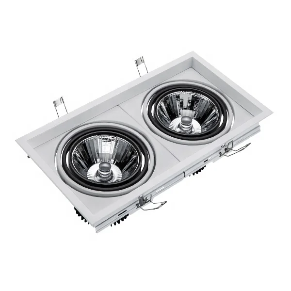 
AR111 COB 30w recessed led grille lighting 85-265v 2400lm led panel light 