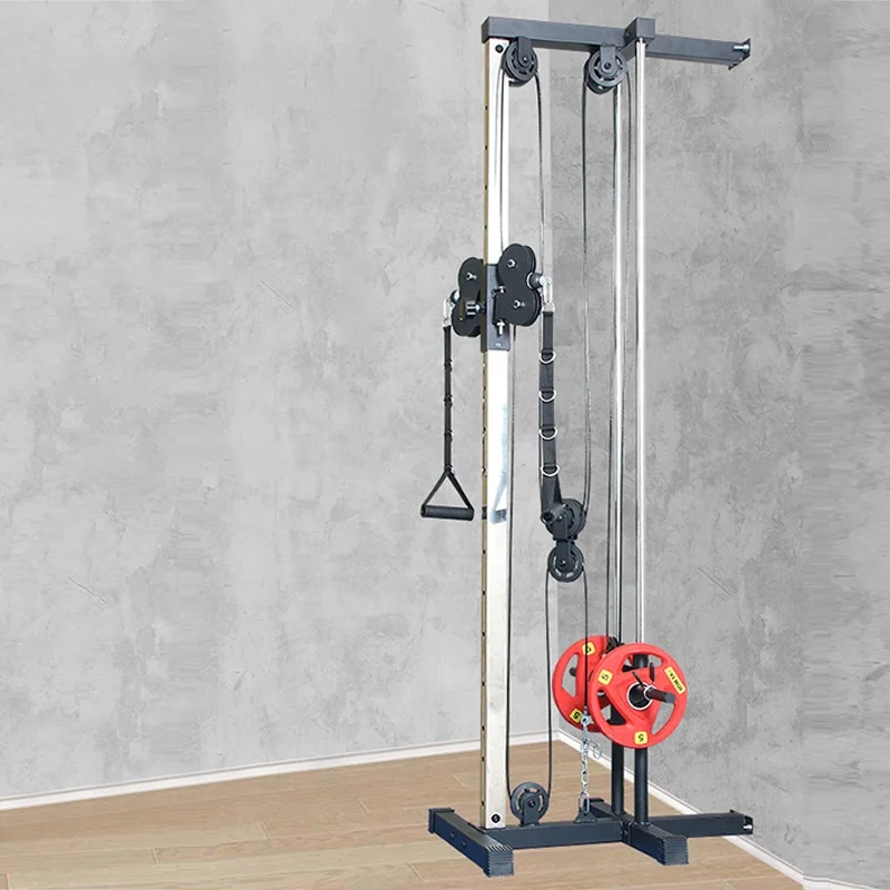 W1N Factory Direct Sale Wall Mount Cable Station Pull Down with Adjustable Dual Pulley System