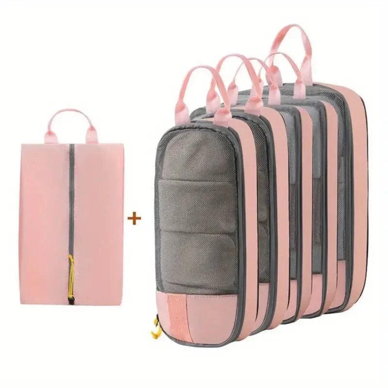Travel Luggage Organizing Bags Compression Packing Cubes Set for Friend Family Neighbors Gift