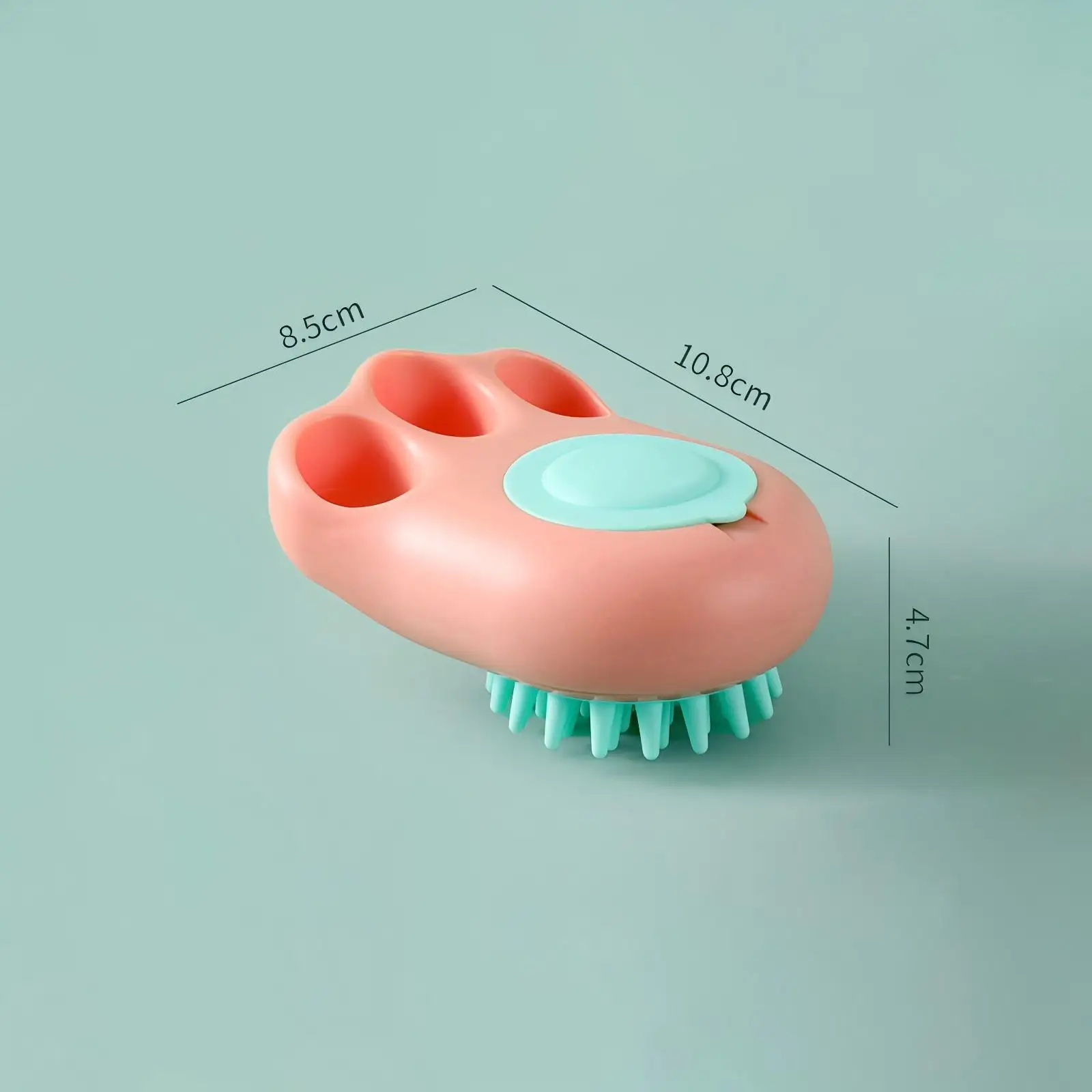 Cheap Custom Soft Pet Bathroom Floating Hair Grooming Cats And Dogs Shampoo Dispenser Massage Bathing Silicone Pet Bath Brush