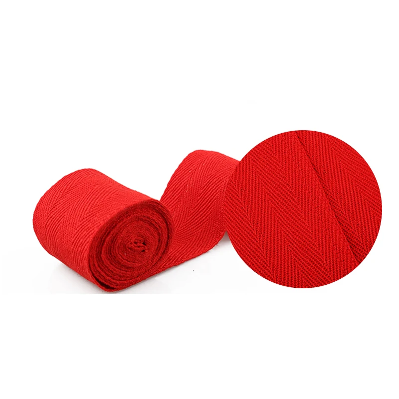 Custom Sports Breathable Cotton and Elastic Cotton Bandage Boxing Hand Wraps