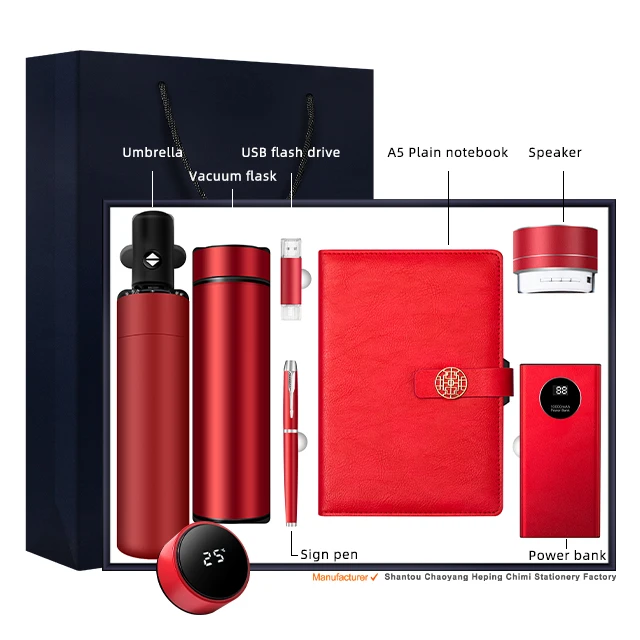 Custom Logo Promotional Men Notebook Luxury Gift Set Business Corporate Gifts Set