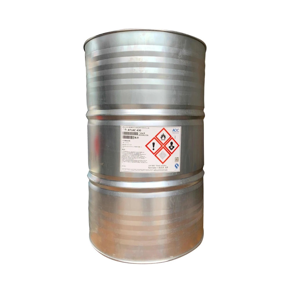 AOC Atlac 430 resin wide range of acids  alkali and bleaches for the  corrosive environments