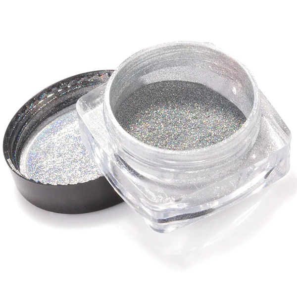 Custom Logo Iridescent Pigment Powder Silver Gold Holographic Laser Pigment for Nail Polish Security Printing