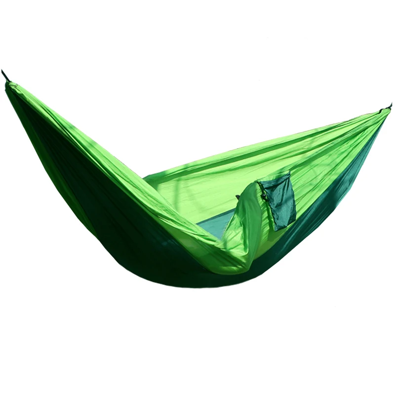 
Hot sale nylon hammock chair outdoor leisure hammock hanging chair camping single hammock customized 