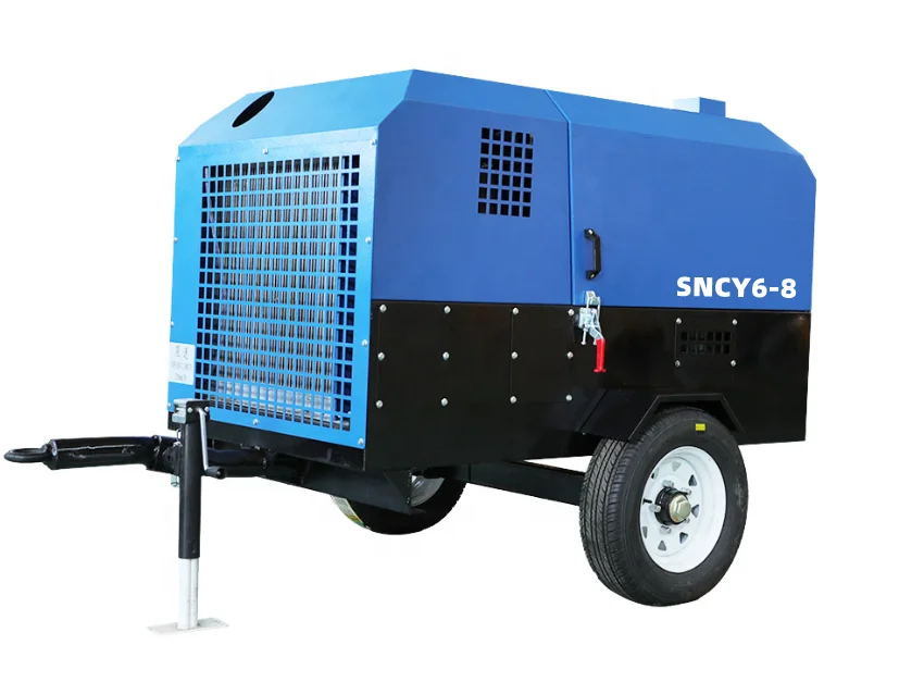Воздушный компрессор Airstone 1000 cfm 750 дизельный портативный винтовой воздушный для буровой