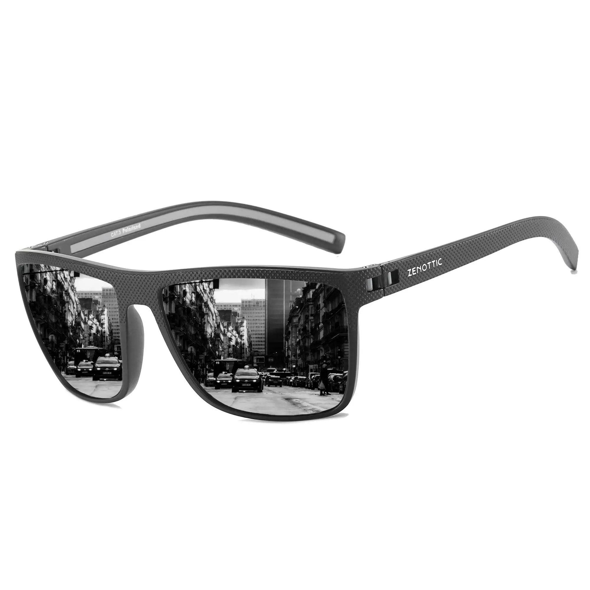 New arrival stylish custom logo sun glasses plastic frame polarized women sunglasses 2022