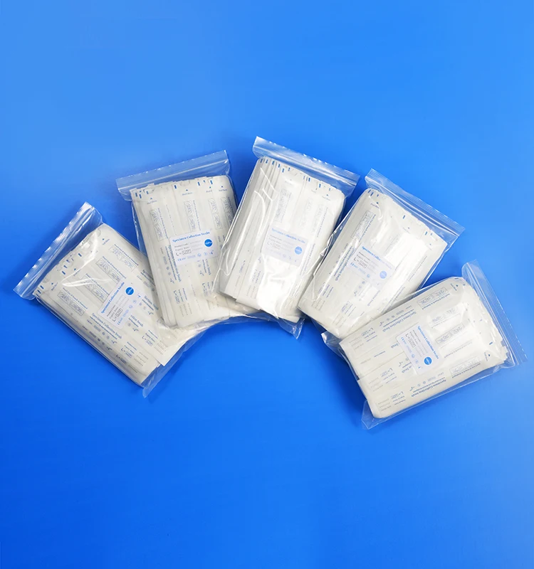
Medical consumables in China nose flocked swab with Paper Pouch 