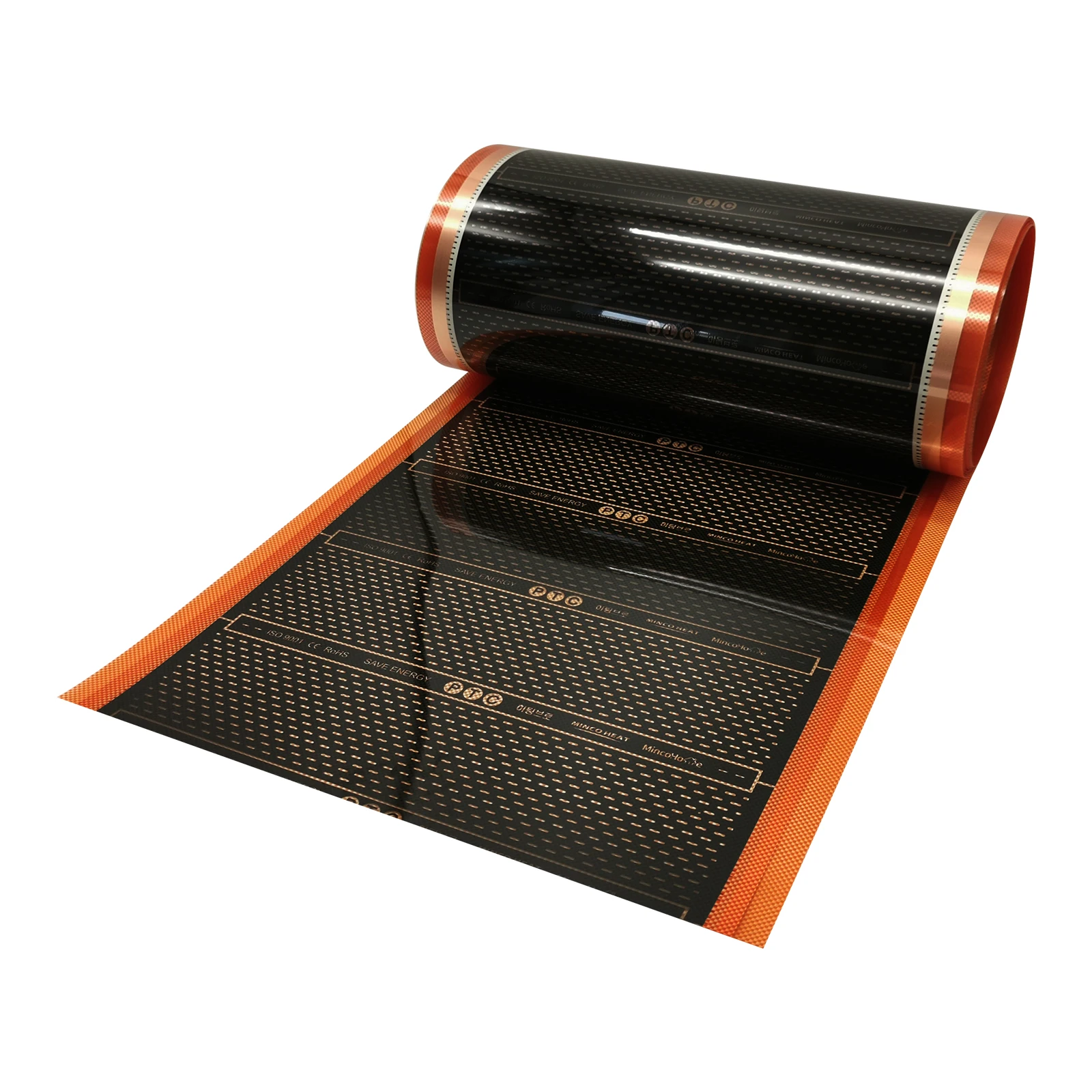2m2  AC220V Infrared Graphene PTC Heating Film 240w/m2 Warm Floor Mat Kits with Clips Insulation Pastes Save Energy