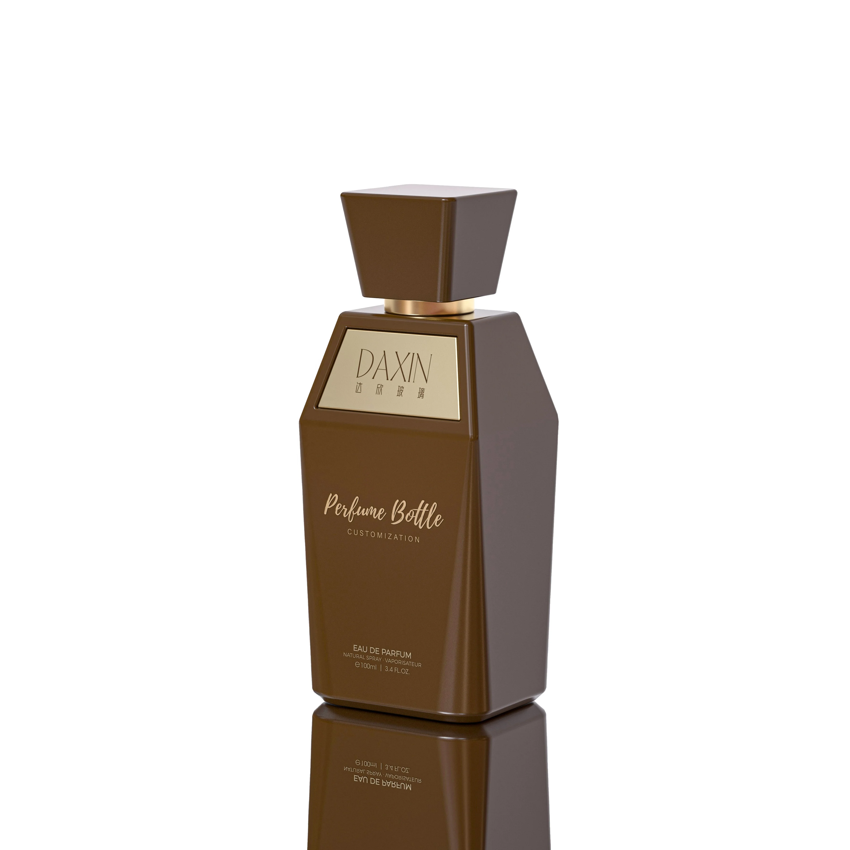 Manufacturers Sell Long Lasting Aroma Arab Perfumes Wholesale Perfume Bottle 100ml Black White Perfume Glass Bottle