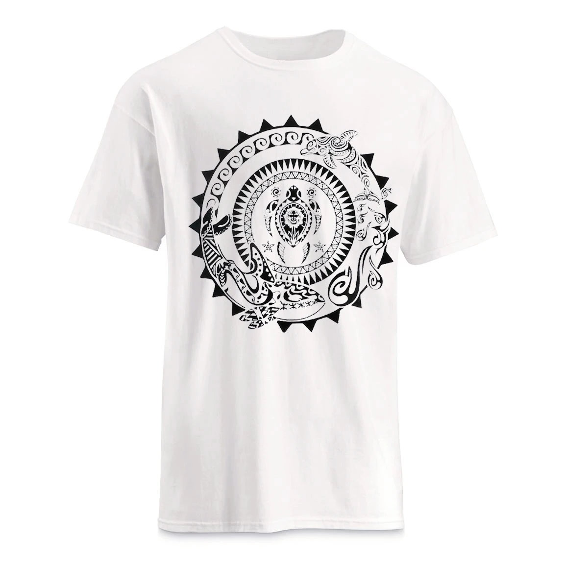 Polynesian Maori Tribe Tattoo Turtle Dolphin printed designer shirts men 2021 graphic t-shirts men s clothing shirt