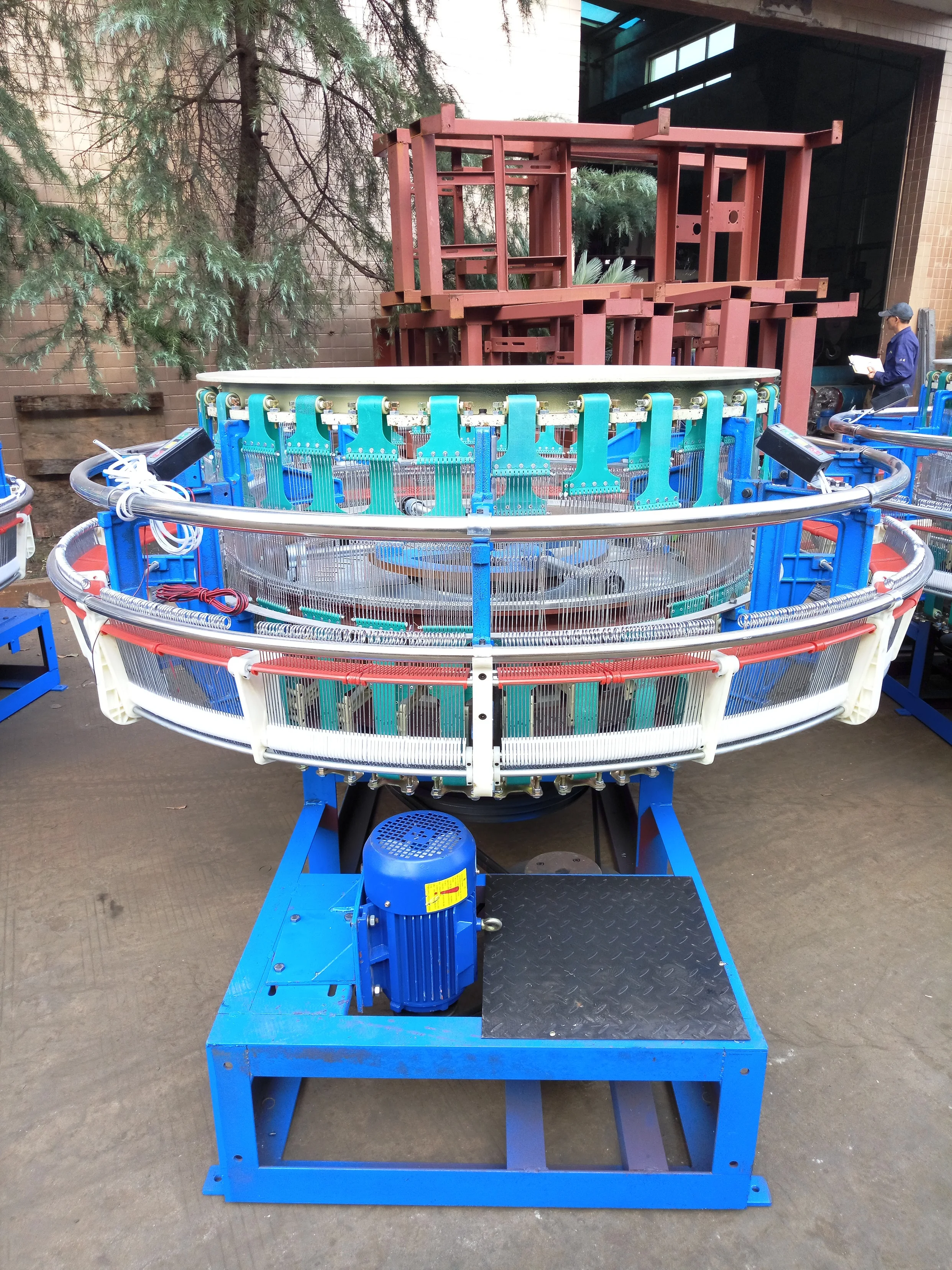 Design latest price of circular loom machine,mesh loom machine