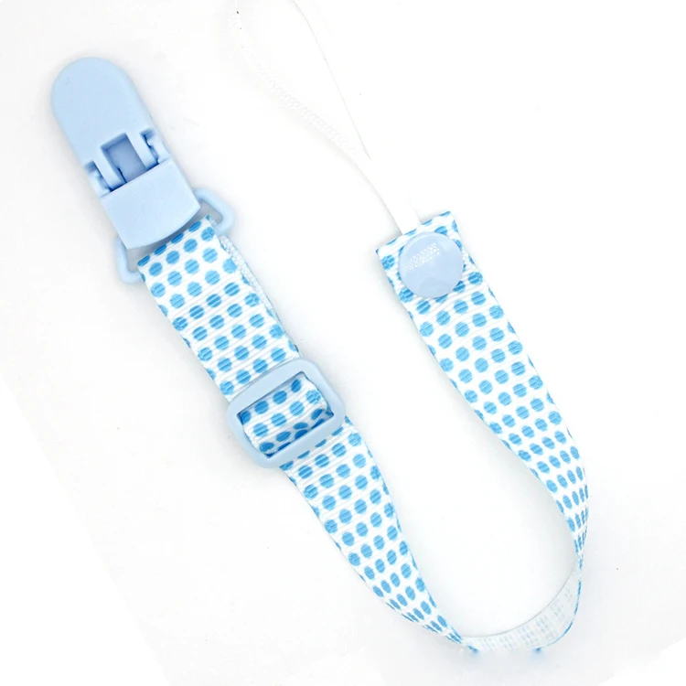 High Quality Polyester Baby Pacifier Clip