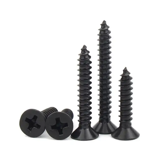 DIN7982 Flat Countersunk Head Csk Phillips Drive Self Tapping Screws Zinc Plated Chipboard Screws