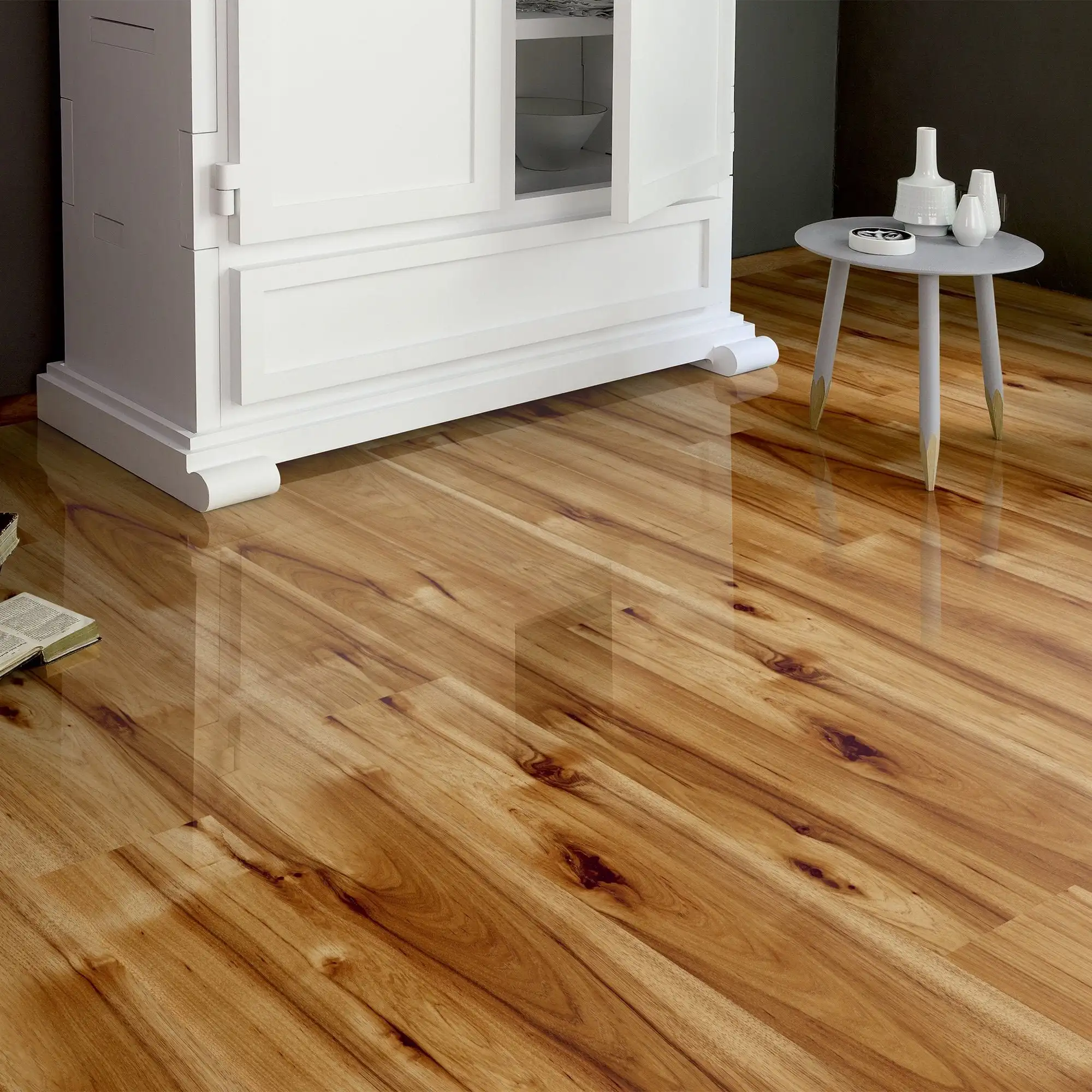 China laminate flooring 8mm 10mm 12mm plank waterproof ac4 ac5 high gloss laminate flooring