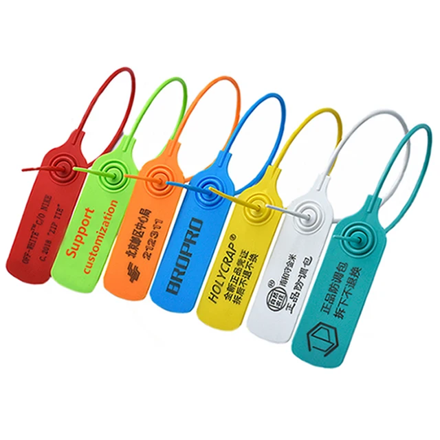 
 Блокировка, таможня, безопасность, Натяжная, регулируемая длина, пластиковая бирка, уплотнение, блокировка, пластиковая петля, бирки для растений  