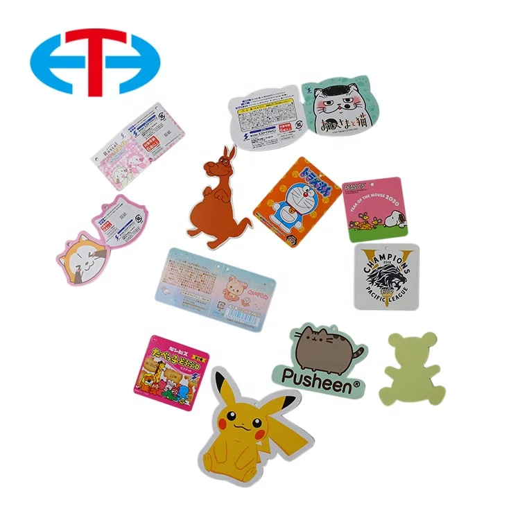 Fancy Lovely Jeans Printing Hang Tags Logo Designs Paper Hangtag Garment Labels Garment \ Jeans \ Shoes \ Bags\etc Customer Size