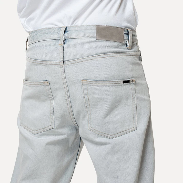 hot sale low waist custom design buy jeans in bulk denim fabric jean pant men pants