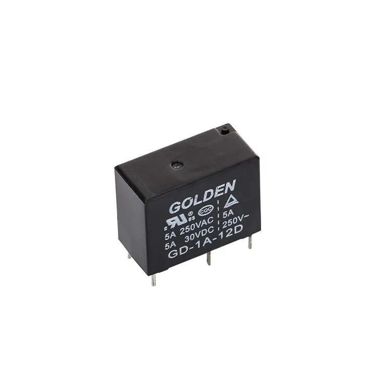 4pin 12v 0.45w Golden relay  smart size high capacity 10Amps HF33F