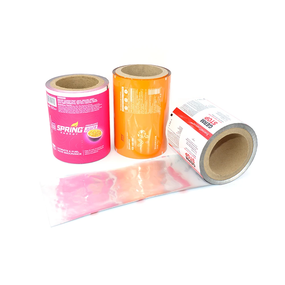Plastic Food Packaging Film Roll Beverage Packaging Printing Lamination Film Roll Food Grade Packaging