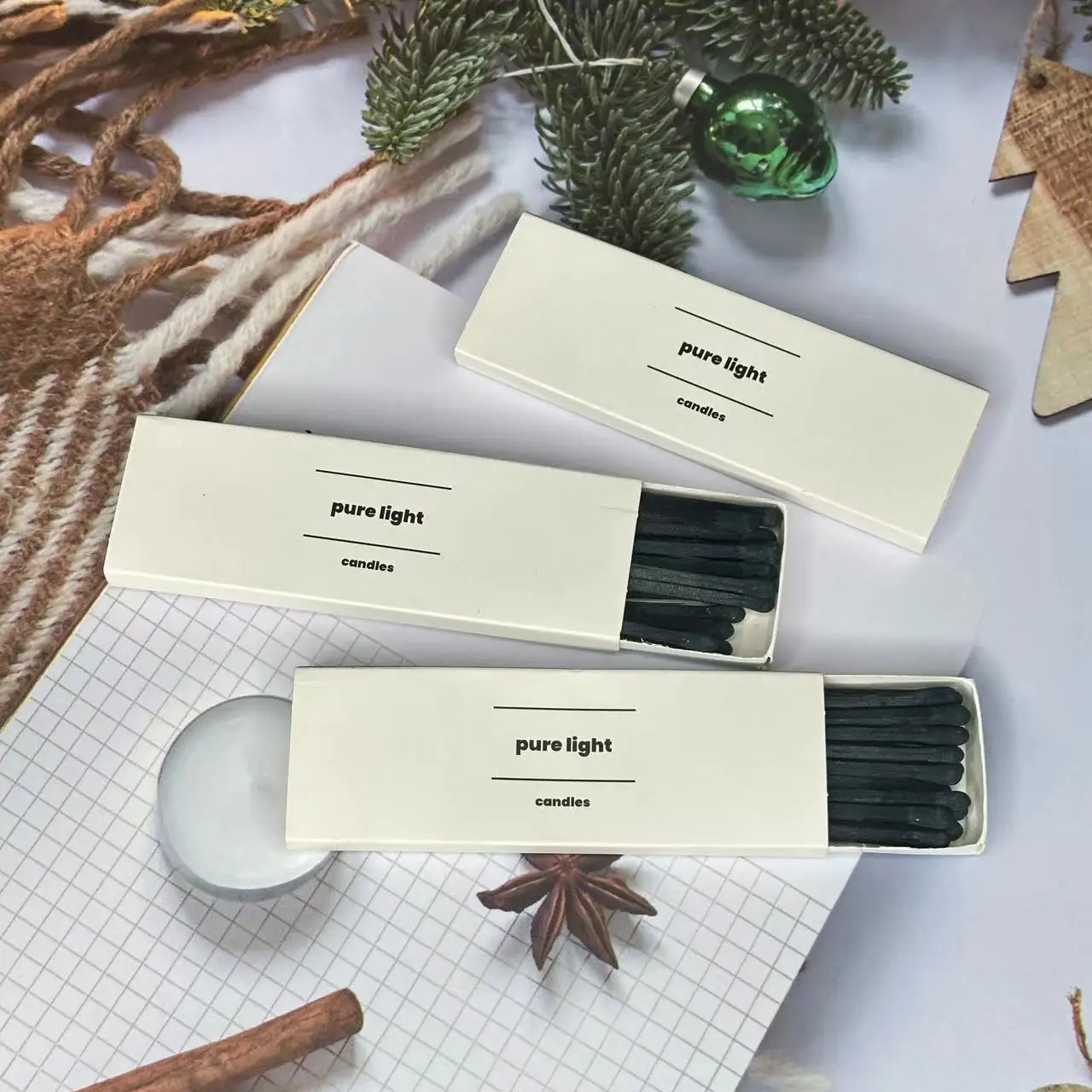 RSP Factory Promotes Direct Sale of Cheap Box Matches Private Customized Logo Labels Aromatherapy Candles Safety Matches