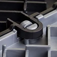 Прямые продажи с завода черная желтая красная белая синяя ПП гаражная напольная плитка